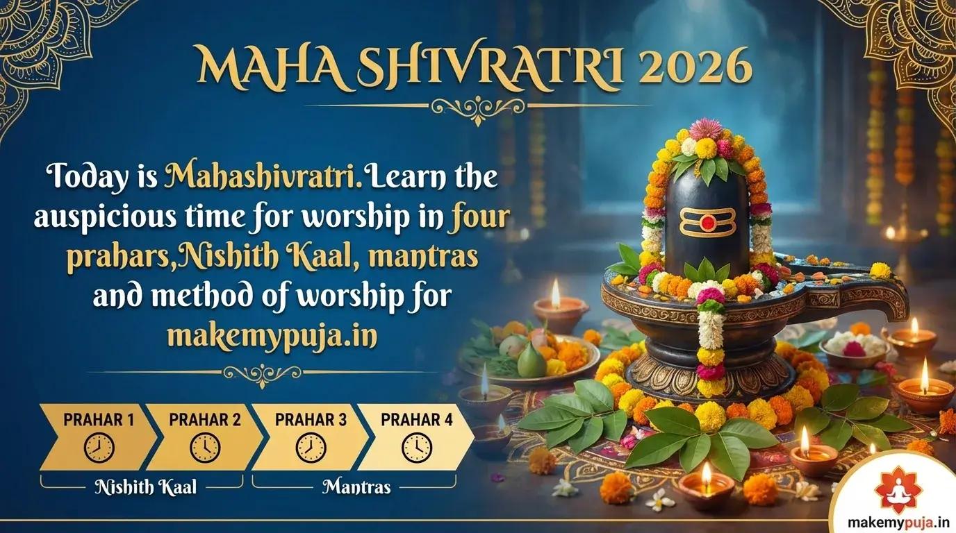 Maha Shivratri 2026 महाशिवरात्रि है आज, जानें 4 प्रहर की पूजा का मुहूर्त, निशीथ काल, मंत्र और पूजन विधि