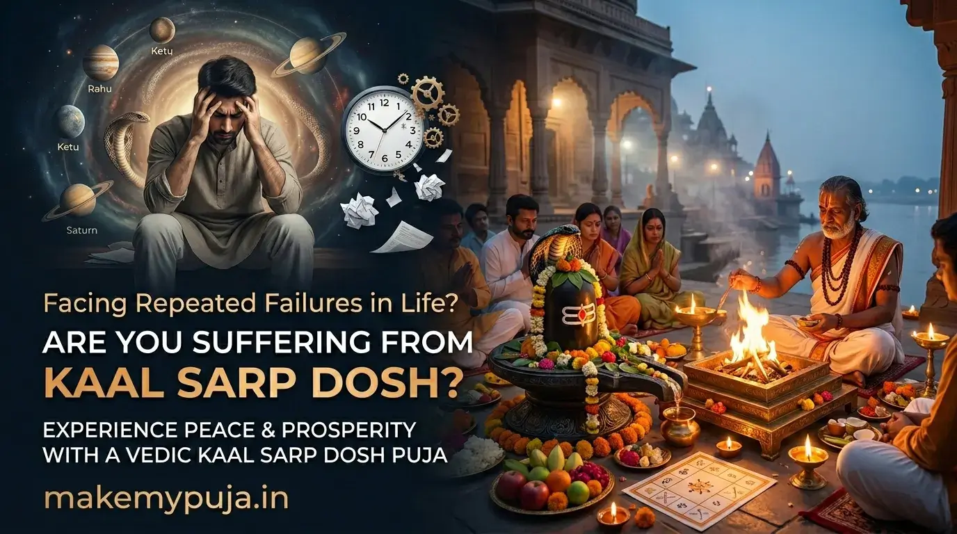 Are You Suffering from Kaal Sarp Dosh (काल सर्प दोष)? Facing Repeated Failures in Life? Try Kaal Sarp Dosh Puja (काल सर्प दोष पूजा)